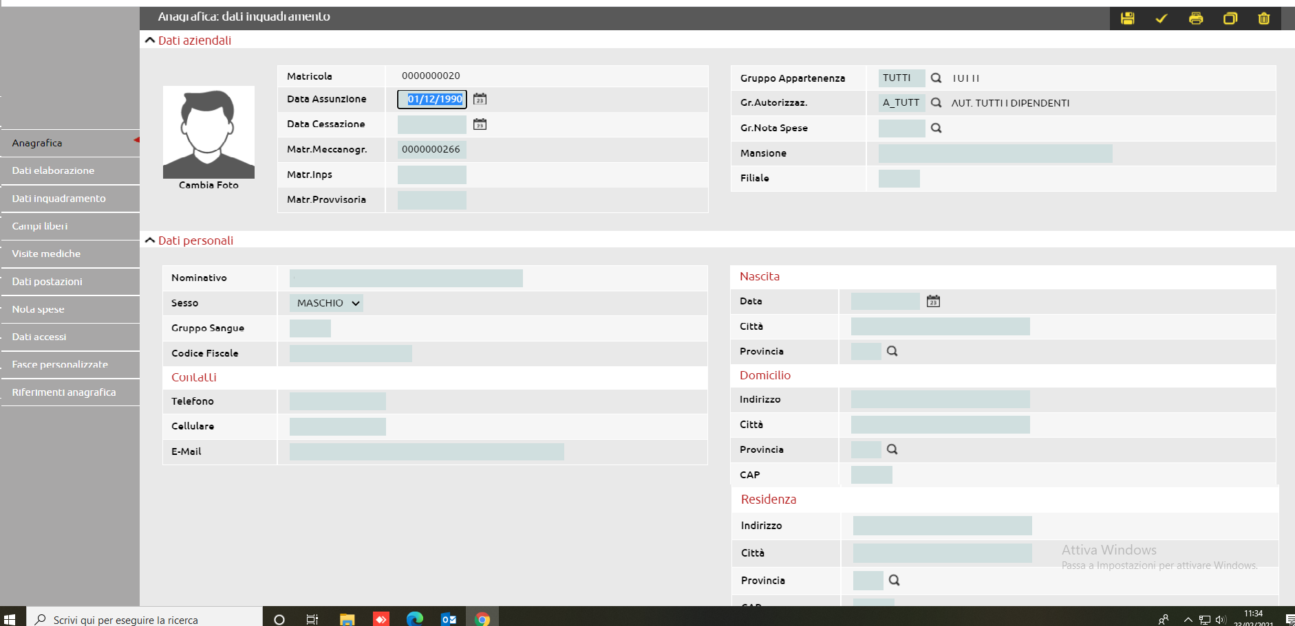 software rilevazione presenze
